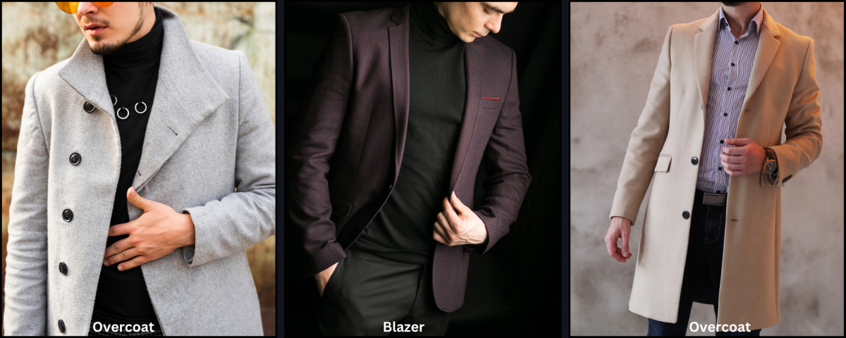 overcoats and blazer